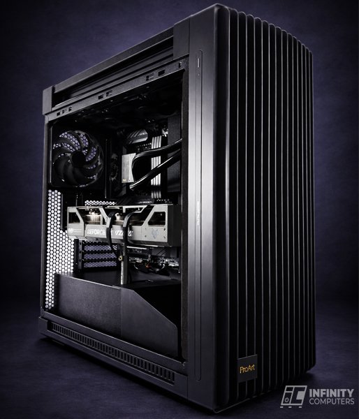 Infinity Ultra RTX 5090 AI Workstation PC with Ryzen 9 9950X3D and 64GB DDR5 by Infinity Computers Canada