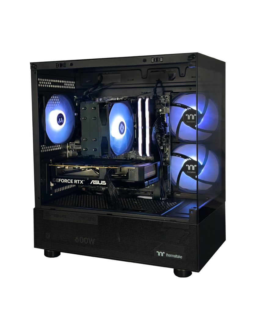 Infinity Edge RTX 5060 Gaming PC – Starter custom-built desktop with Ryzen 7 and GeForce RTX 5060