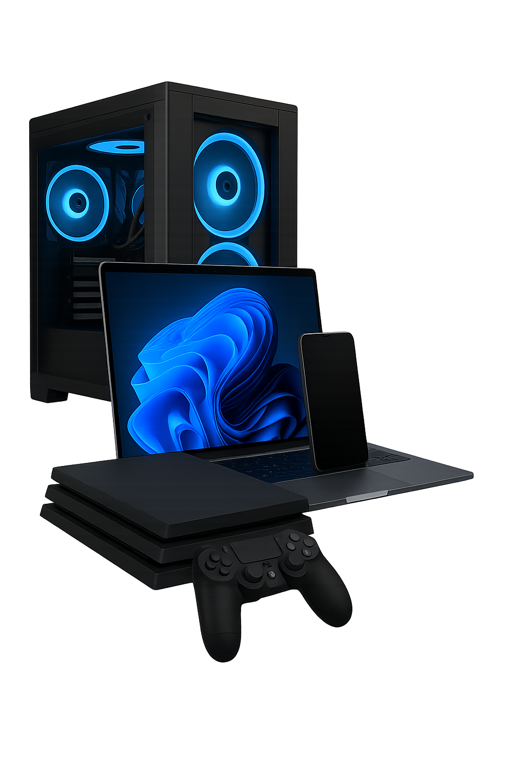 Phone, laptop, computer, and console repair services at Infinity Computers in Niagara with fast turnaround and warranty