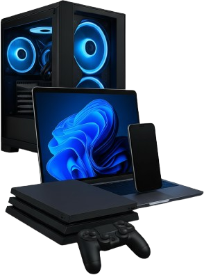 Infinity Computers in Niagara offers fast phone, tablet, computer, and console repair with warranty, free premium cable, lifetime support, and custom PC builds including AI workstations.