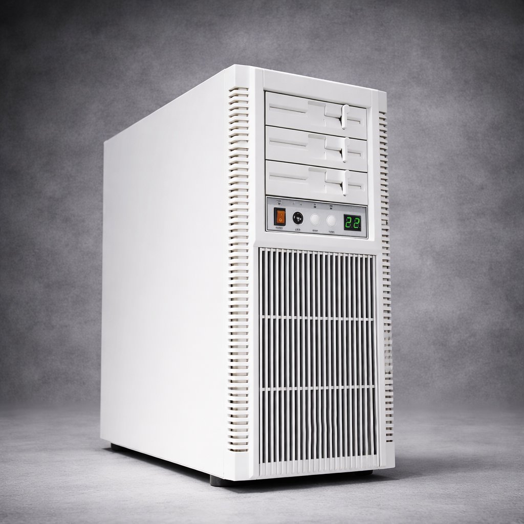 Infinity Legacy RTX 5090 Retro Gaming PC in Silverstone FLP02 case